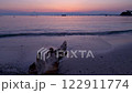 Romantic sunset: A hidden scenic spot in Hayama, sea, sky 122911774