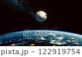 Private spacecraft opens protective fairing, prepares for docking 122919754
