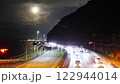 Light trails of cars on the Betsudai National Highway (Beppu City, Oita Prefecture) 122944014