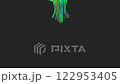 Dynamic Visualization of Colorful Fibers Representing Data Flow on Black Background 122953405