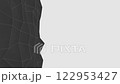 Abstract Black Geometric Polygonal Design Background on Light Gray Surface 122953427