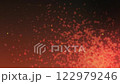 Background animation of burning flames and flying sparks 122979246