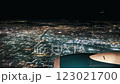 Los Angeles A vibrant city at night, with bright lights and an aerial view 123021700