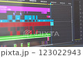 Video/film creator Video editing scene 123022943