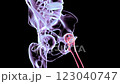 3D animation of human hip bones showing Legg-Calve-Perthes disease, a childhood condition where blood supply loss causes femoral head degeneration. 123040747