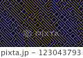 The colorful wave pattern ripples on, creating a dynamic and stunning visual effect. 123043793