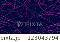 The colorful wave pattern ripples on, creating a dynamic and stunning visual effect. 123043794