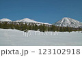 青森的春天，白雪皚皚的八甲田山，從水蓮沼（高田岳、小岳、小岳、硫磺岳、石倉岳）看到的風景 123102918