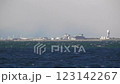 Winter windsurfing off the coast of Kansai Airport 123142267