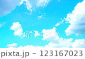 流動在藍天的雲彩 123167023