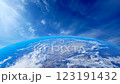 The earth and blue sky 123191432