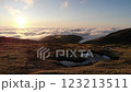 日本百座名山之一藥師山登山步道的鳥瞰圖 123213511