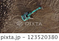 Drone Shot Heavy Equipment Operator 123520380