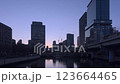 osaka nakanoshima city landscape timelapse 123664465