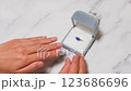 Tanzanite and your wrist 123686696