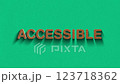 Concept words accessible stop motion and wooden text reveal animation 123718362