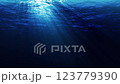 Underwater Light Rays Looped Animation 123779390