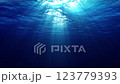Underwater Light Rays Looped Animation 123779393