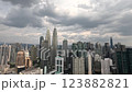 Petronas Twin Towers, popular landmark and touristic attraction 123882821