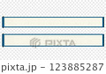 字幕框設計（滾動/淺藍色） 123885287