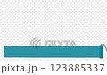字幕框設計（滾筒油漆/藍色） 123885337
