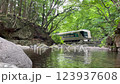 Railway scenery of the Yagan Railway "Ryuokyo" 123937608