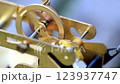 The clockwork in operation 123937747