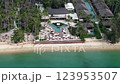 Beach club in koh Samui island, Thailand 123953507
