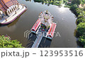 Aerial view of Wat Plai Laem in koh Samui island, Thailand 123953516