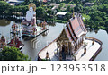 Aerial view of Wat Plai Laem in koh Samui island, Thailand 123953518