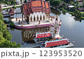 Aerial view of Wat Plai Laem in koh Samui island, Thailand 123953520