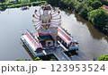 Aerial view of Wat Plai Laem in koh Samui island, Thailand 123953524