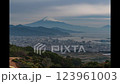 日本平からの富士山夜明けタイムラプス 123961003
