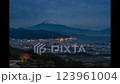 日本平からの富士山の夕暮れタイムラプス 123961004
