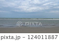 Tropical beach and sea in sunny day 124011887