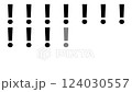 Animated video with exclamation marks filling the screen (white background) 124030557
