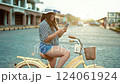 bicycle, messaging, texting 124061924