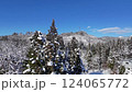 冬季的山形鳥瞰圖 124065772