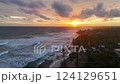 Beach sunset 124129651