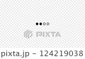 animated loading bar with dots. dots indicates loading progress animation 124219038