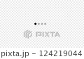 split dots loading bar animation with one dot like bullet 124219044
