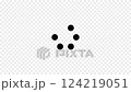 Looping Dots Loading Progress Animation, Modern UI Design 124219051