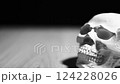 footage of skull dark background 124228026
