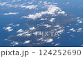 View of Japan's islands from the sky 124252690