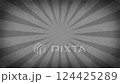 Vintage style monochrome sunburst background (straight lines and concentrated lines loop material) 124425289
