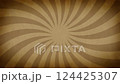 Vintage sepia sunburst background (loop material of wave and concentrated lines) 124425307
