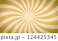 Yellow sunburst background (wave and concentrated line loop material) 124425345