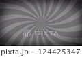 Vintage style monochrome sunburst background (loop material of wave and concentrated lines) 124425347