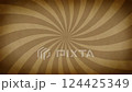 Vintage sepia sunburst background (loop material of wave and concentrated lines) 124425349