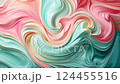 Cream soda style pastel pattern, soft and fantastic background material 124455516
